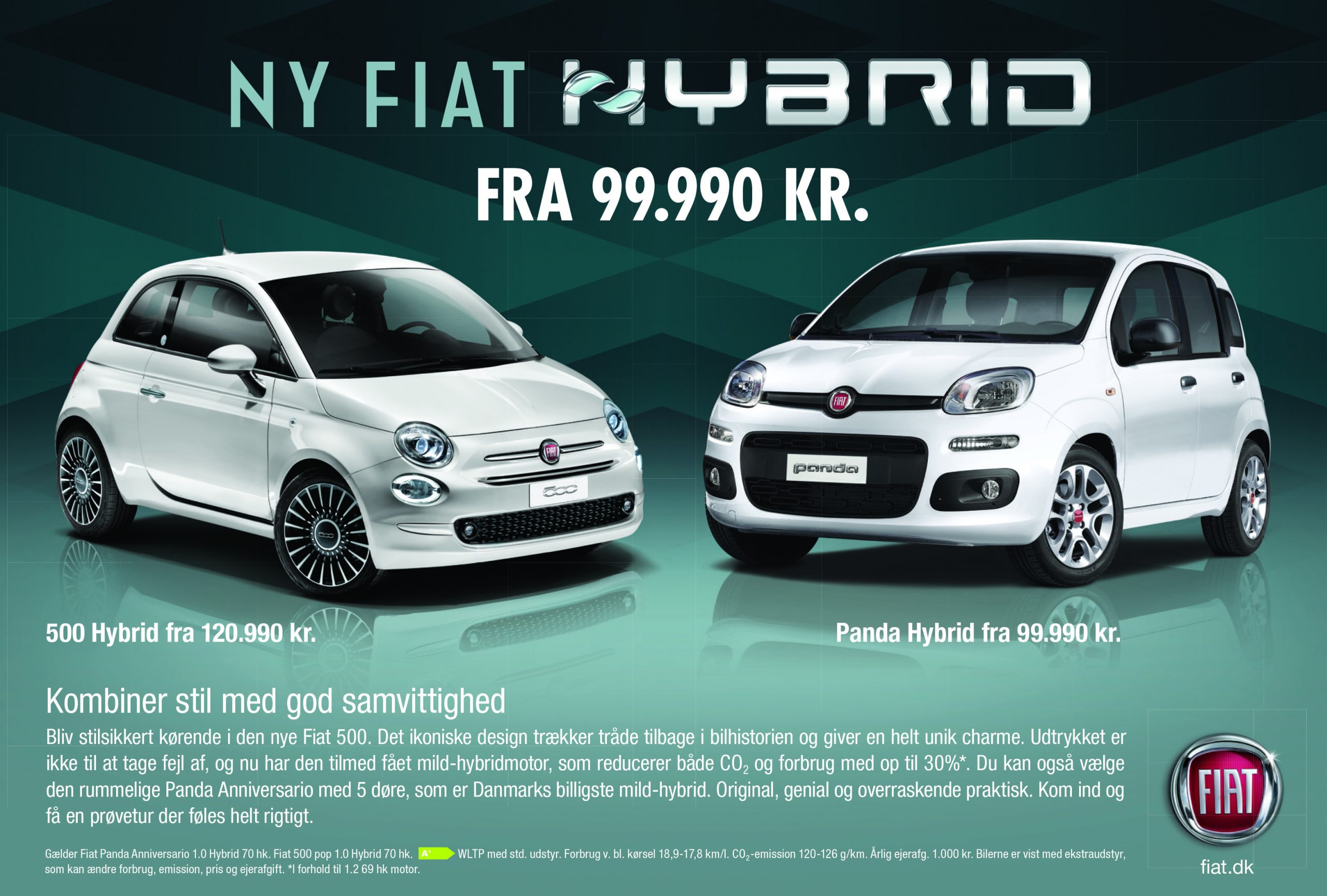 Fiat hybrid modeller hos Autocentro i Nykøbing - Panda